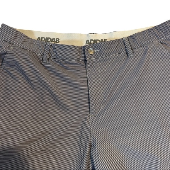 Adidas Ultimate 365 Gradient Stripe Golf Shorts Men Size 38 Black Gray Stripe - Picture 2 of 8